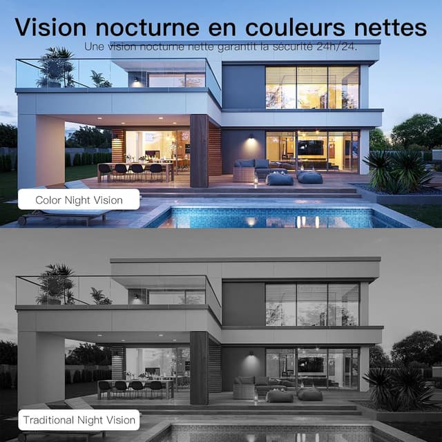 Detalle 2 de Caméra surveillance WiFi extérieure 2,5K