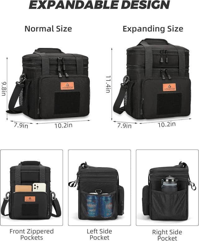 Thumbnail 1 de HSHRISH Bolsa Térmica Porta Alimentos, Táctica 10/15L, Impermeable