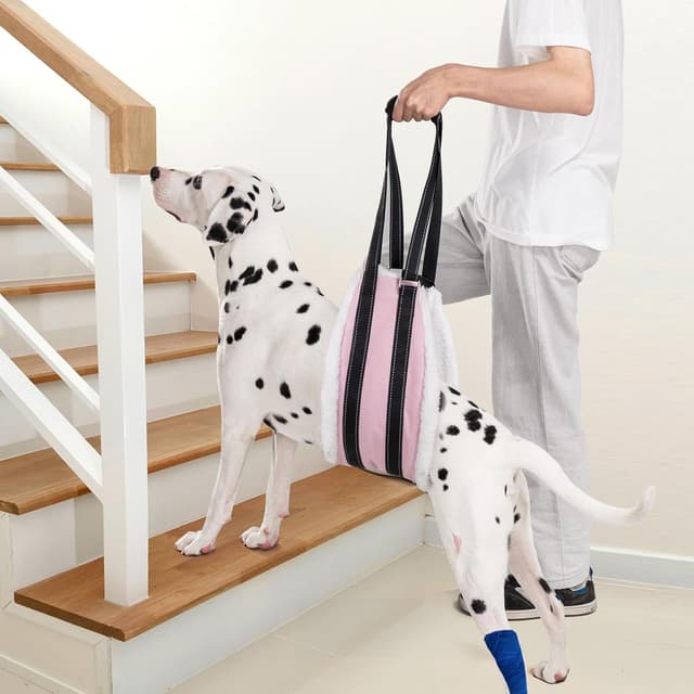 Detalle de Adjustable Dog Lift Harness Dog Sling with Hind Leg Support for Mobility & Rehab