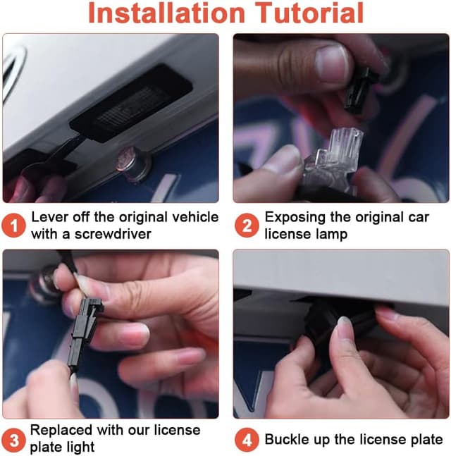 Thumbnail 4 de URAQT Kennzeichenbeleuchtung 6500K