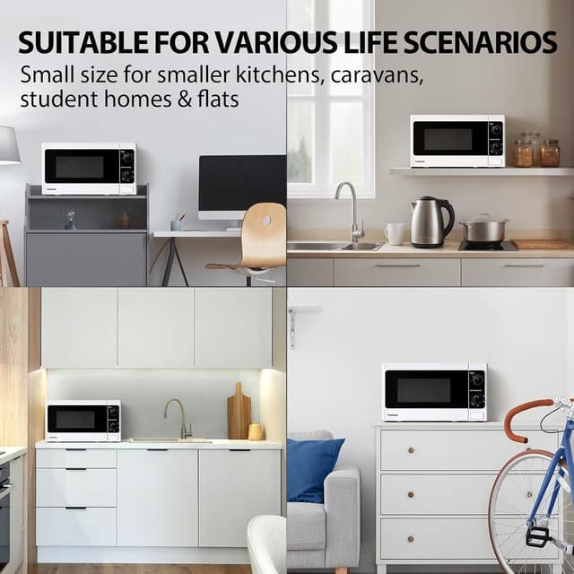 Thumbnail 6 de TOSHIBA MM-MM20P(WH) 20 L microwave with 800W