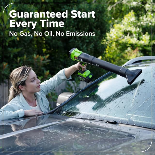 Thumbnail 6 de Greenworks 24V souffleur de feuilles sans fil BLH22SA1, 209 km/h et flux 7,65 m³/min