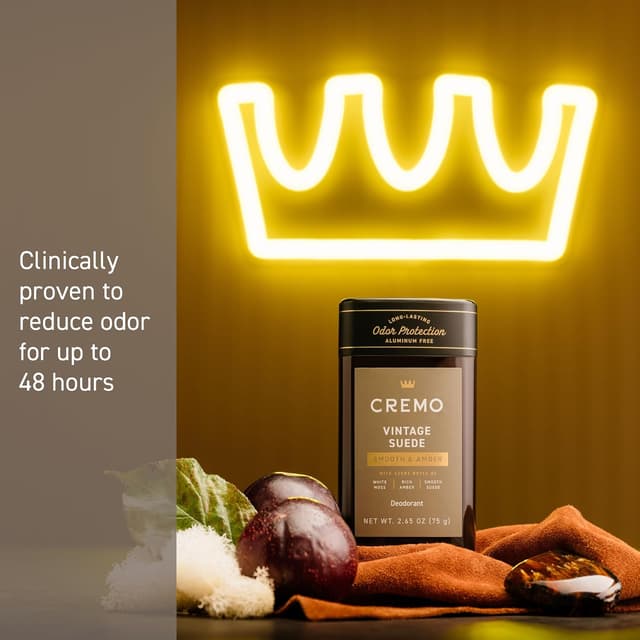 Thumbnail 2 de Cremo Vintage Suede Aluminum-Free Deodorant 2.65 oz
