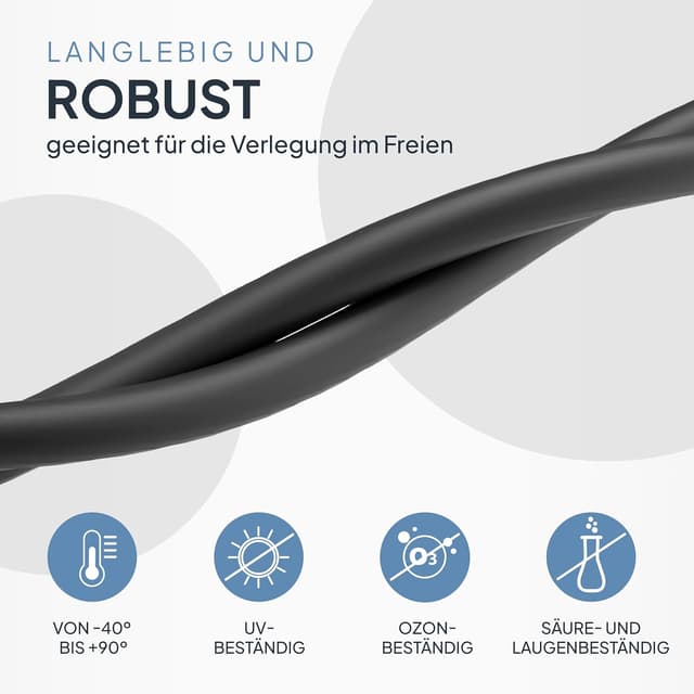 Detalle de SEPO-Leitungen Solarkabel 6 mm² 10 m