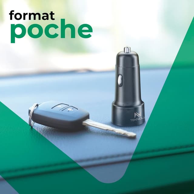 Thumbnail 4 de Teknoll Chargeur Rapide 20 W USB‑C et USB