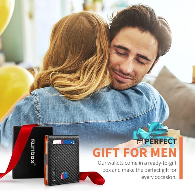 Thumbnail 5 de RUNBOX Slim Wallets for Men RFID 13.56 MHz