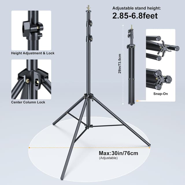 Thumbnail 6 de LINCO Backdrop Stand Kit 10x7 ft backdrop support
