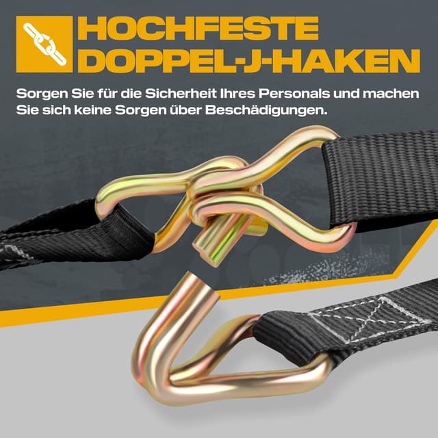 Thumbnail 4 de IAZZCO Spanngurte 6 m fĂŒr Ladungssicherung đ