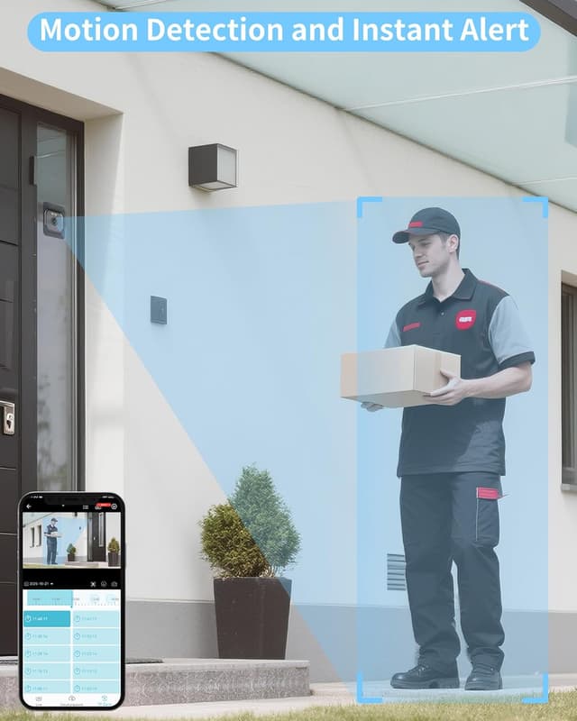 Detalle 2 de WeChip 3MP 2K Window Camera — indoor security