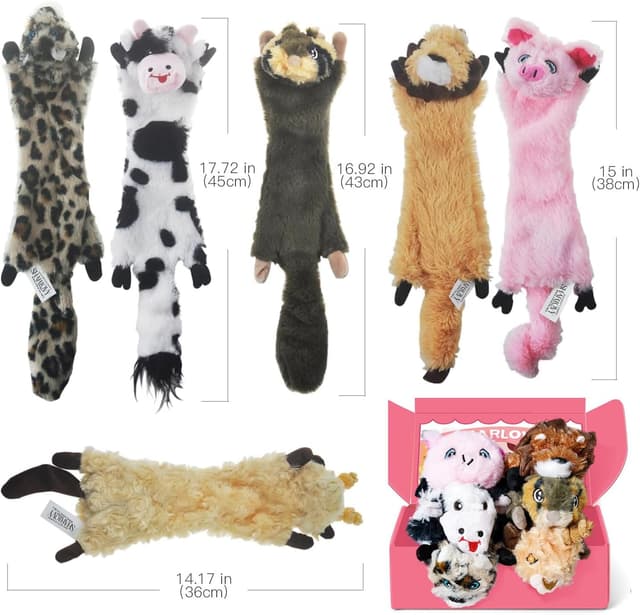 Detalle 1 de SHARLOVY giocattoli cigolanti per cani 6 set