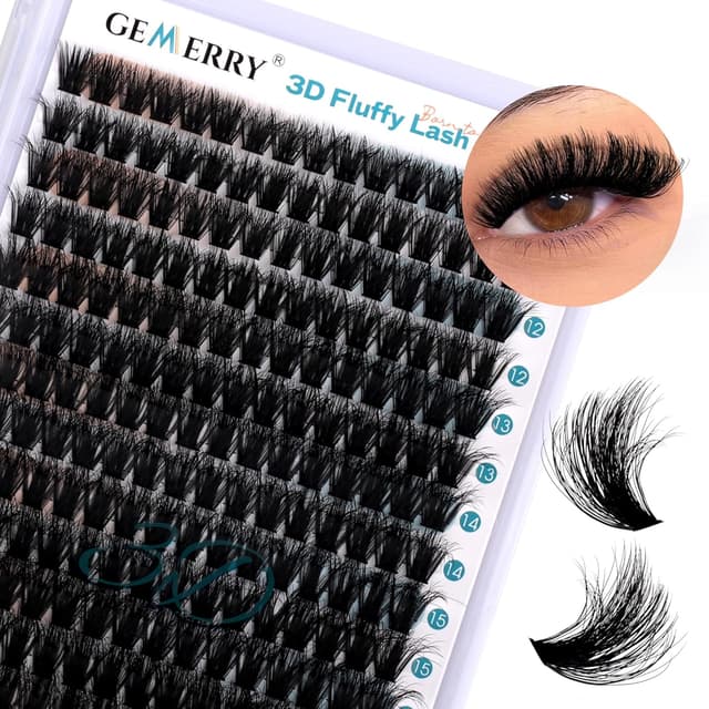 Detalle de Gemerry Wimpern-Extensions 3D DIY 100D