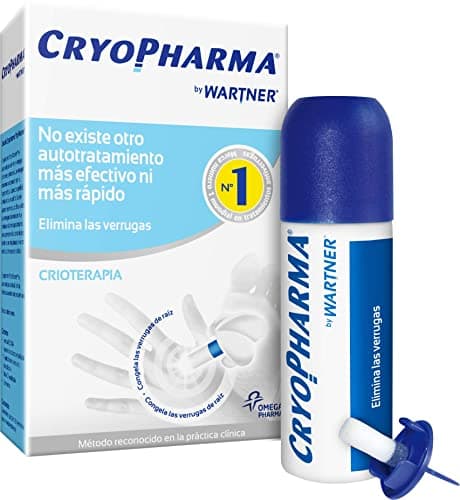 Detalle de Cryopharma Tratamiento Anti Verrugas en spray Cryogenización de verrugas comunes y plantares (50 ml)