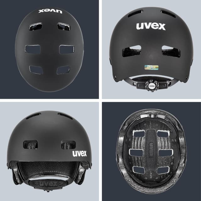 Detalle de uvex Kid 3 cc – robuster Fahrradhelm für Kinder mit verstellbarem IAS-System