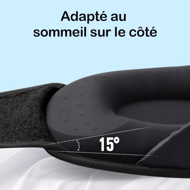 Thumbnail 3 de INNELO Masque de sommeil 3D pour côté 💤