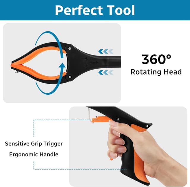 Thumbnail 4 de Adiwo Pinza Larga 91cm para recoger basura