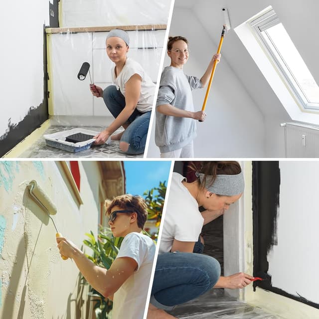 Thumbnail 6 de Fyguard 5 Rolls Painters Tape (White) 24mm x 50m – residue-free masking tape for multi-surface painting