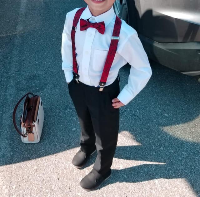 Thumbnail 6 de Alizeal Boys bow tie set 87 cm