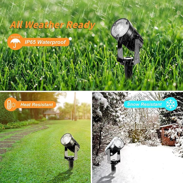 Detalle de T-SUNUS Gartenstrahler Solar RGB – Solarlampen für außen mit RGB Farbwechsel, IP65 und 6 Farben