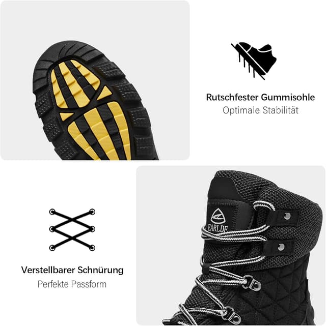 Thumbnail 5 de EARLDE Winterschuhe Wasserdicht