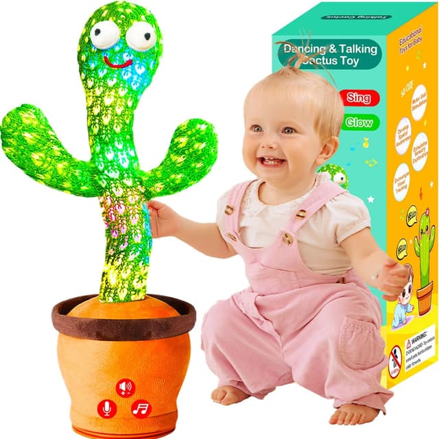 Detalle de Baby Dancing Talking Cactus Toy