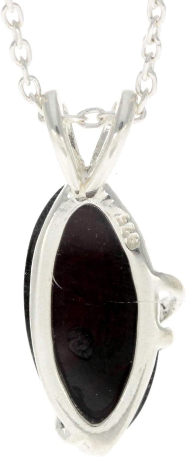 Thumbnail 1 de Lovely GL271 925 Sterling Silver Amber Pendant