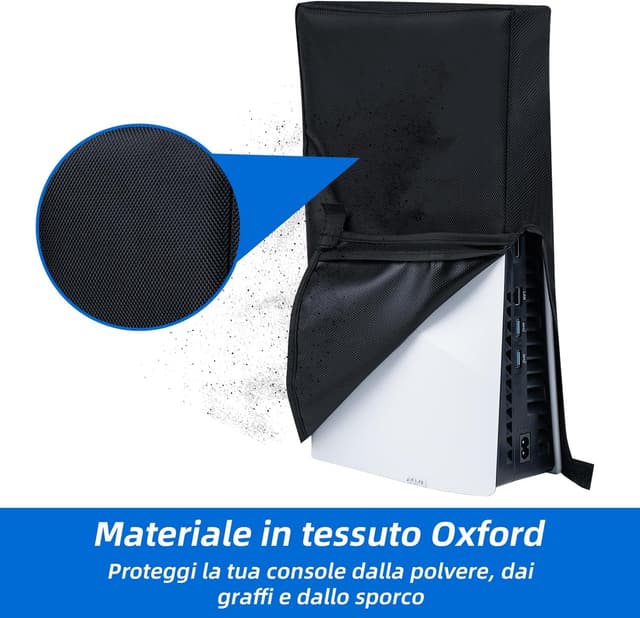 Thumbnail 5 de Tolesum Custodia PS5 Slim Antipolvere Nero