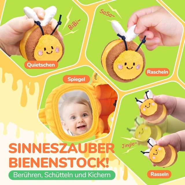 Thumbnail 2 de JoyCat Baby Spielzeug Bienenstock 6 Monate