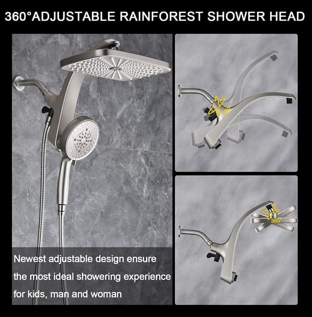 Thumbnail 5 de High Pressure Rain Shower Head 12 inch
