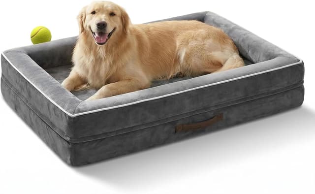 Detalle de Upvilla Orthopädisches Hundebett 117×76×19 cm