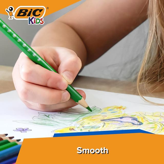 Detalle 2 de BIC Kids wood colouring pencils (36-pack) in vivid assorted colours
