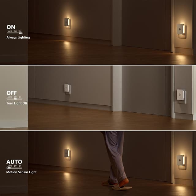 Thumbnail 1 de Feliigo Luz Nocturna con Sensor de Movimiento 2 piezas