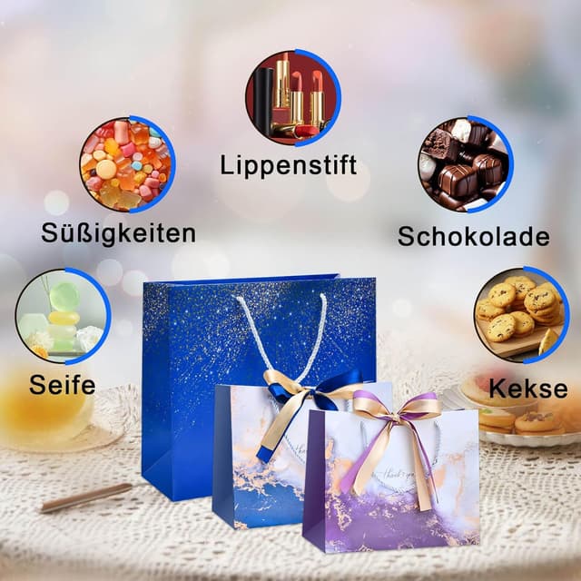 Thumbnail 6 de Geschenktüten Sternenhimmel 27,9×32×11 cm