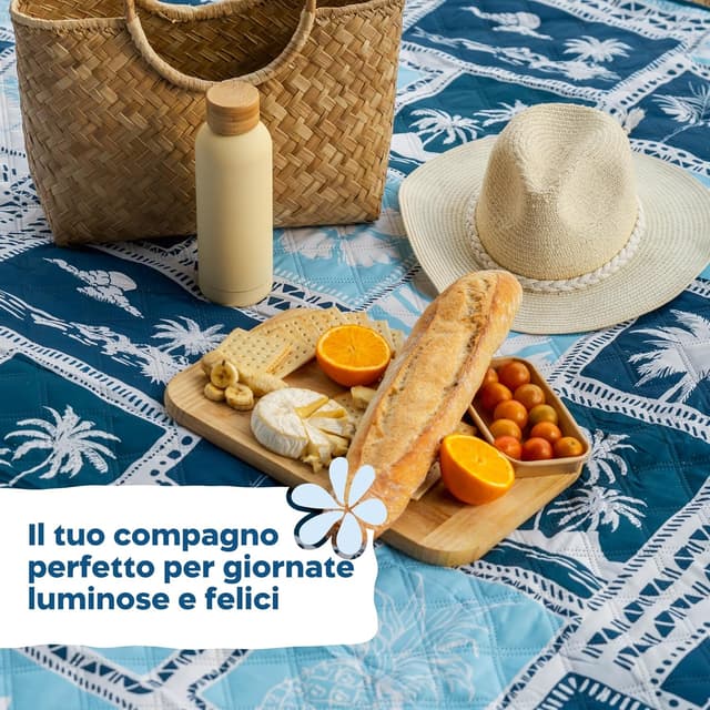 Detalle 2 de Twinzee Coperta per picnic impermeabile Holiday 200x200 cm