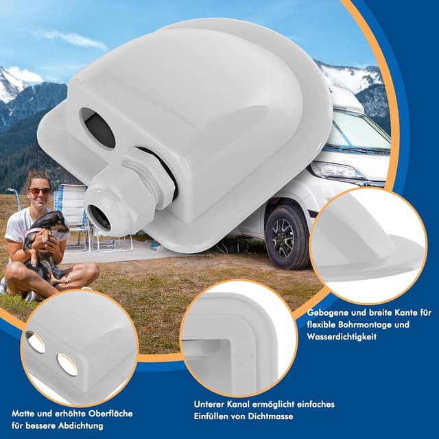 Thumbnail 6 de Solar-Kabeleinführung IP68 2er Set 12 cm