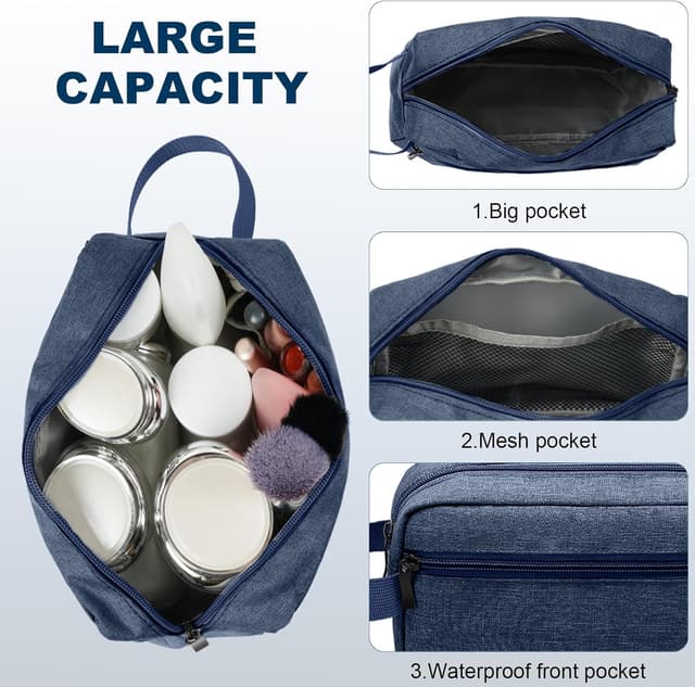 Detalle de Aucuu Borsa da Toilette Grande 25,5 cm