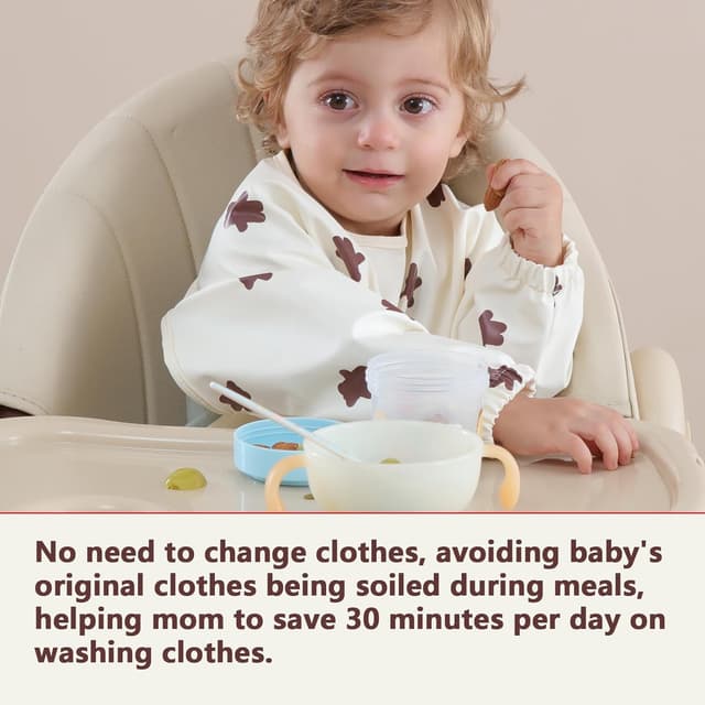 Thumbnail 4 de Yiupea Bavaglino Anti-Mess 6-24 mesi