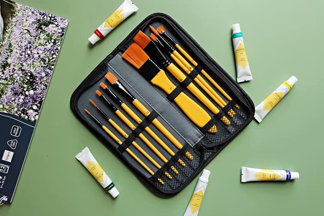 Thumbnail 6 de Exerz Künstler Pinsel Set 10 Stück – Profi-Pinsel 🎨