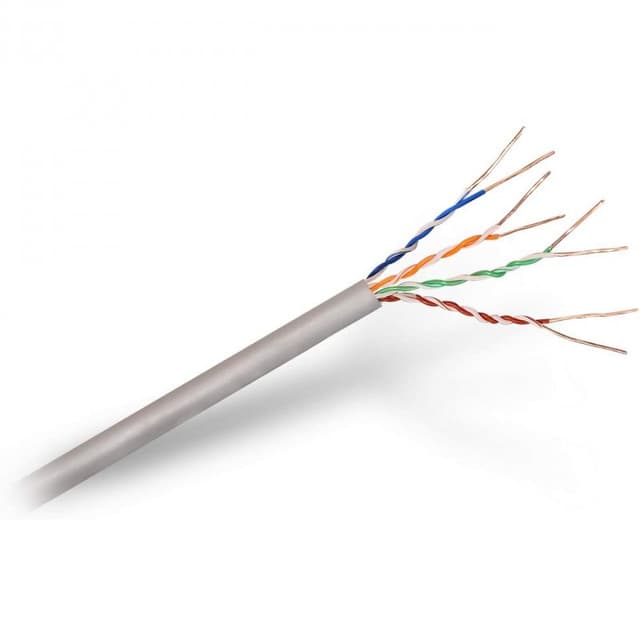 Detalle 2 de aisens Bobina cable de red RJ45 Cat.5E UTP AWG24 rígido 305 m gris