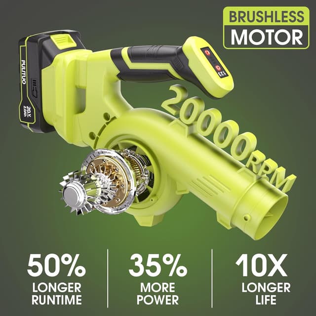 Thumbnail 3 de Pulituo Leaf Blower Cordless 290 KM/H