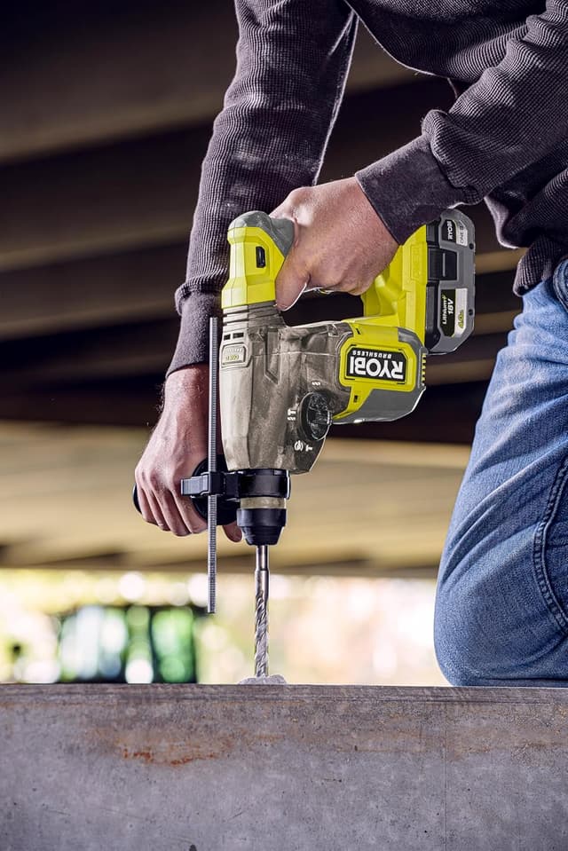 Detalle de Ryobi RSDS18BL-0 18V ONE+ Brushless SDS+ Rotary Hammer Drill (battery & charger excluded)