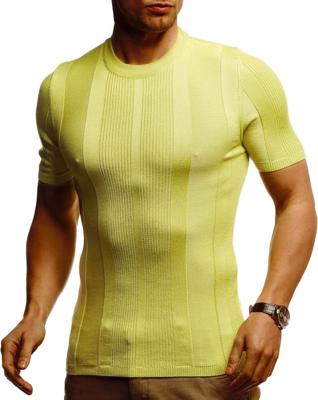 Thumbnail 6 de Leif Nelson maglietta slim fit da uomo con collo rotondo per sport e outdoor