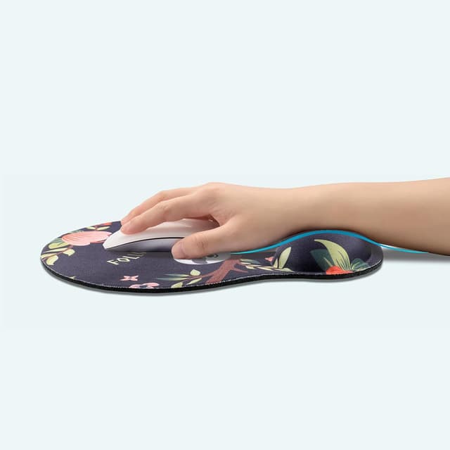 Thumbnail 6 de AOKSUNOVA Mousepad mit Handauflage (Hellblau) – gelkissen Ergonomie für Büro, Home-Office & Alltag