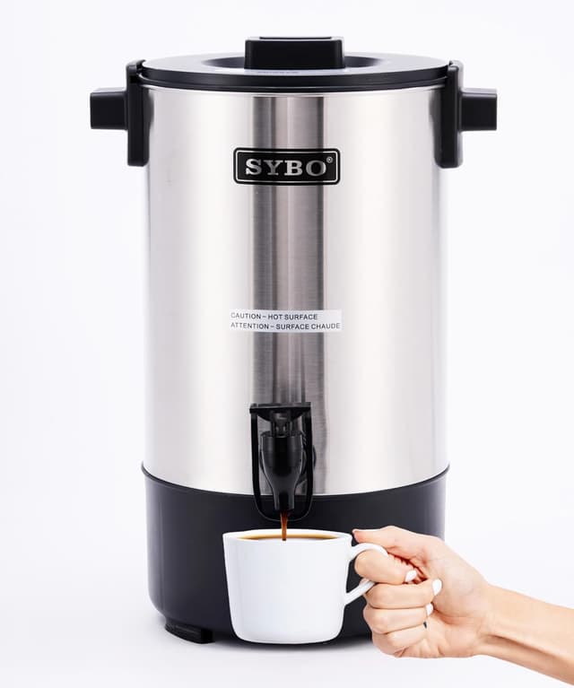 Detalle de SYBO 6L Commercial Coffee Maker 45-Cup