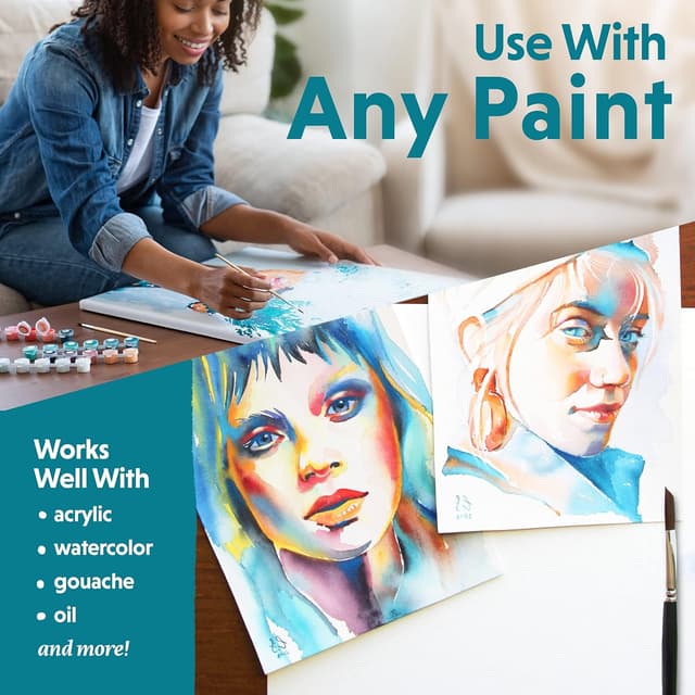 Thumbnail 6 de Crafts 4 All Acrylic Paint Brushes Pack of 18