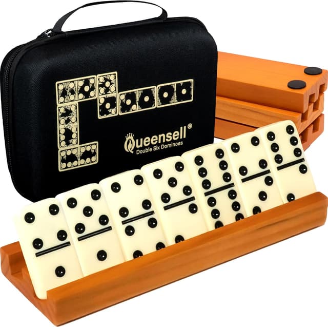 Imagen de Queensell Dominos Set 28 Tiles 🎲 en OfertitasTOP