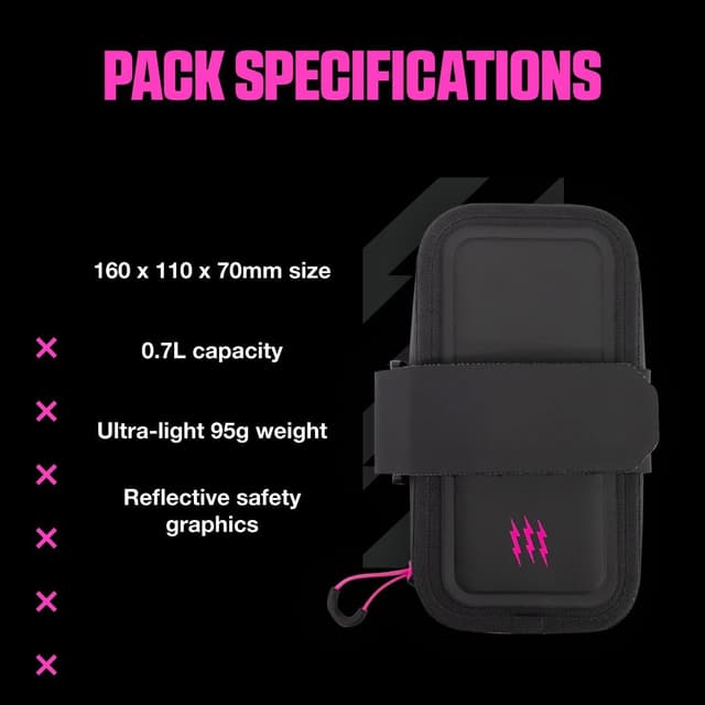 Thumbnail 6 de Muc-Off Saddle Bag Pack Black: borsa da sella impermeabile per kit riparazione e accessori bici