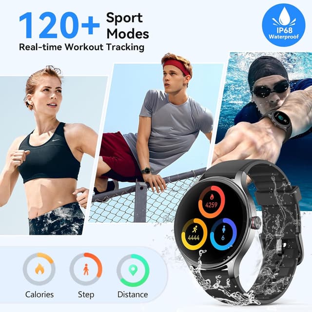 Thumbnail 4 de Fitpolo Smart Watch for Men Women