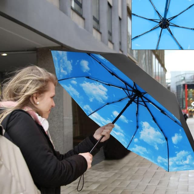 Thumbnail 4 de Aolso Ombrello Pieghevole Antivento 8 stecche 🌂