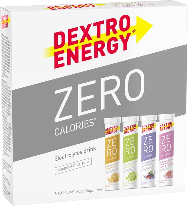 Detalle de Dextro Energy Elektrolyte ohne Zucker Mix Pack 4 Sorten 4er Pack 🍹