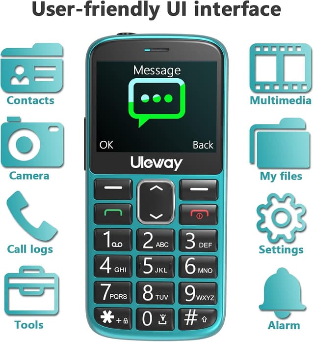 Thumbnail 1 de Teléfono para Mayores con Teclas Grandes 📱 Fácil de Usar